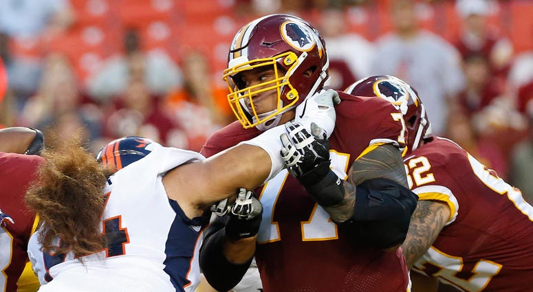 Shawn Lauvao of the Washington Redskins. Shawn_Lauvao