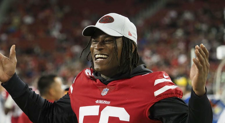 Redskins linebacker Reuben Foster. Reuben_Foster_Redskins