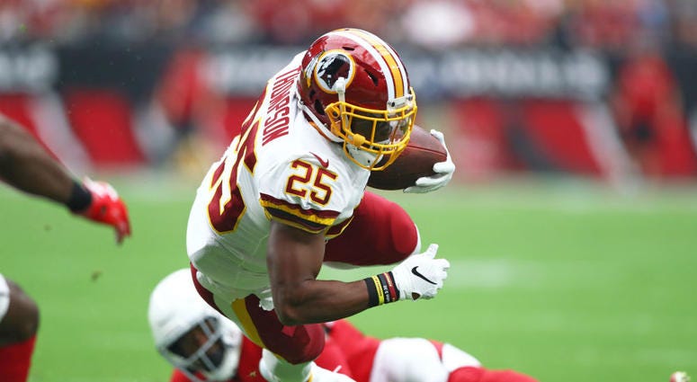 Redskins running back Chris Thompson. Redskins_Chris_Thompson
