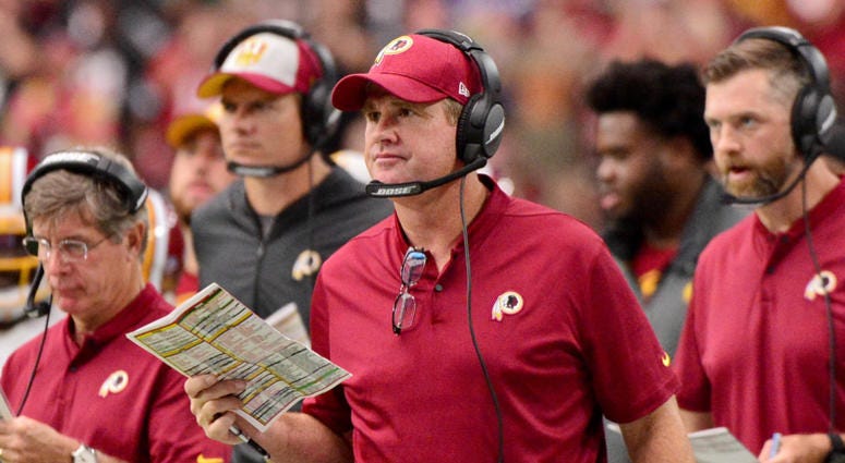 Redskins head coach Jay Gruden. Jay_Gruden_Redskins