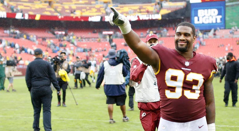 Jonathan Allen of the Washington Redskins. Jonathan_Allen