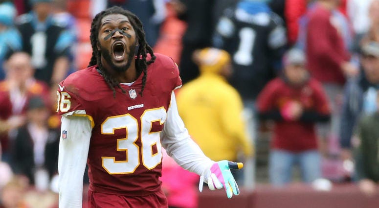 Former Redskins safety D.J. Swearinger. DJ_Swearinger_Redskins