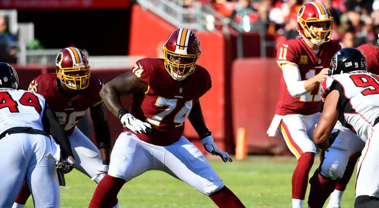Redskins offensive tackle Geron Christian makes his NFL debut against Atlanta Geron_Christian_Redskins