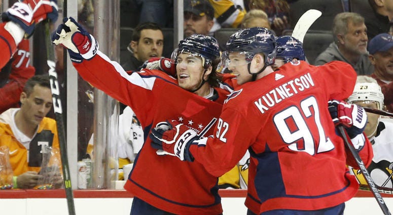 Washington Capitals forward T.J. Oshie. Capitals_TJ_Oshie