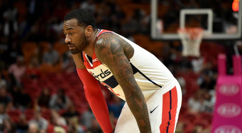 Wizards point guard John Wall. Wizards_John_Wall