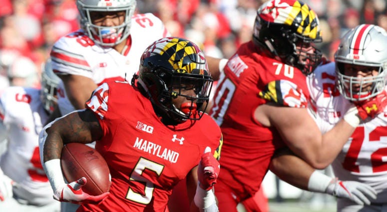 Maryland running back Anthony McFarland. Anthony_McFarland_Terps