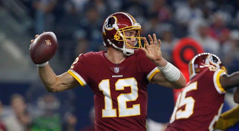 Colt McCoy of the Washington Redskins. Colt_McCoy_Cowboys