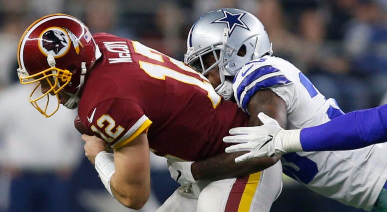 Colt McCoy vs. the Dallas Cowboys colt_mccoy_redskins