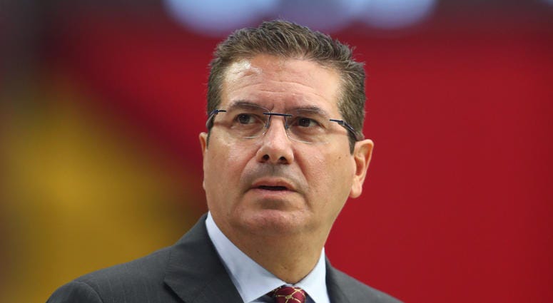 Redskins owner Dan Snyder looks on from the sideline before a game Gary Myers' depressing view of the Redskins
