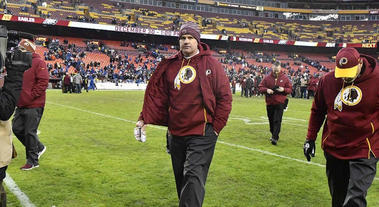 Washington Redskins head coach Jay Gruden. Redskins_Jay_Gruden