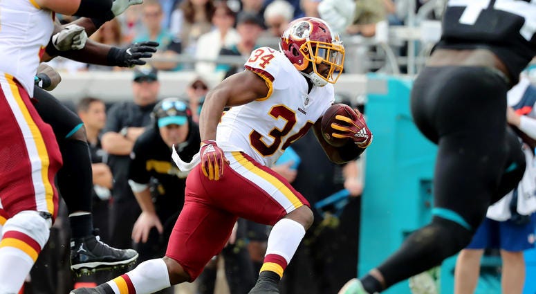 Byron Marshall of the Washington Redskins Byron_Marshall