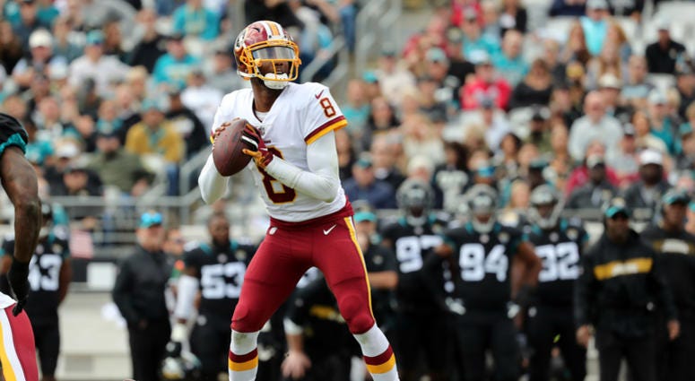 Josh Johnson drops back against the Jacksonville Jaguars Portis: Josh Johnson 'played himself into a role' for 2019