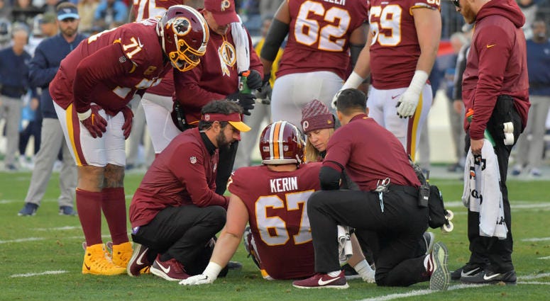 Redskins trainers won the Ed Block Training Staff of the Year Award. Trainers for the Washington Redskins won the Ed Block Training Staff of the Year Award.