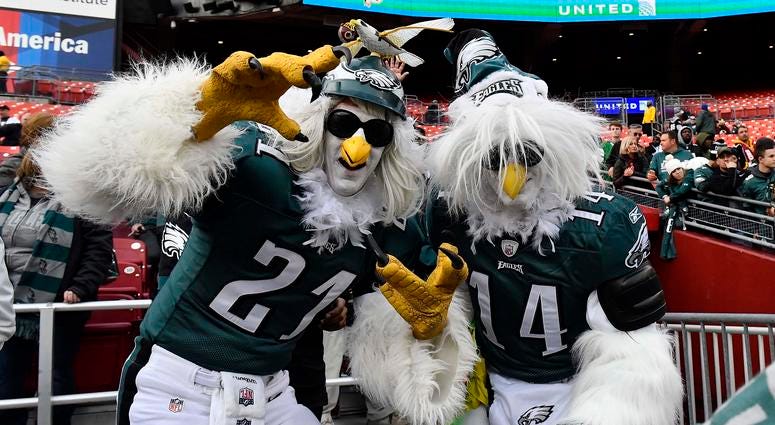 Eagles fans at FedExField eagles_fans