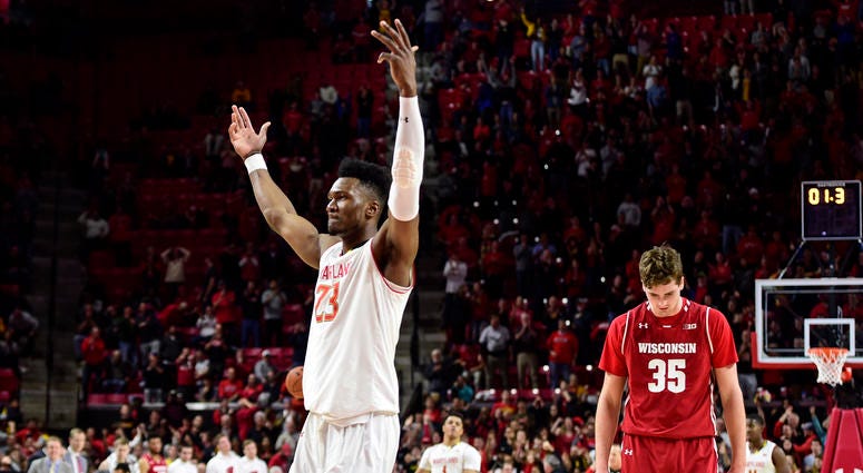 Bruno Fernando of the Maryland Terrapins Bruno_Fernando_Maryland_Wisconsin