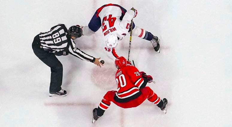 Washington Capitals vs. the Carolina Hurricanes caps_hurricanes