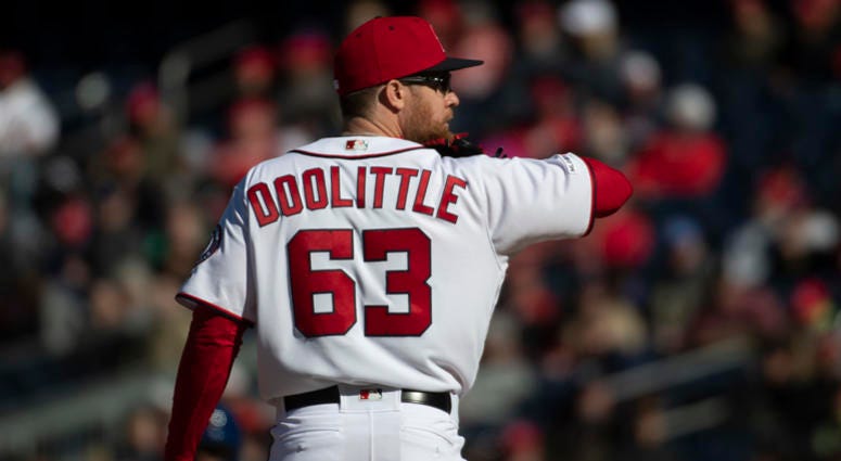 Sean Doolittle of the Washington Nationals. Sean_Doolittle
