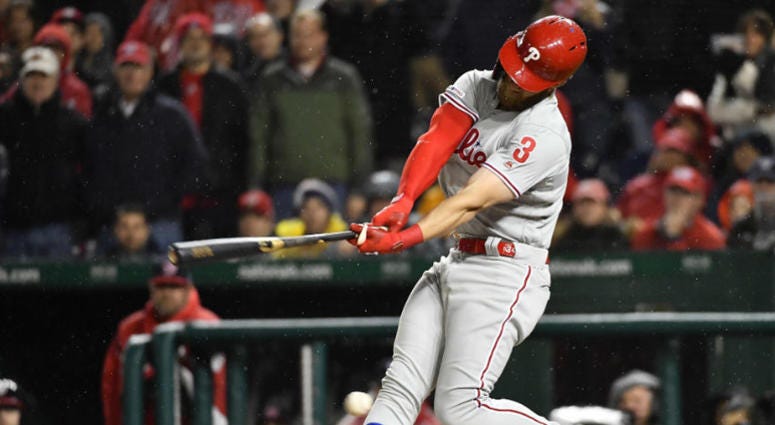 Bryce Harper returned to D.C. and Max Scherzer struck him out twice. Bryce Harper returned to D.C. and Max Scherzer struck him out twice.