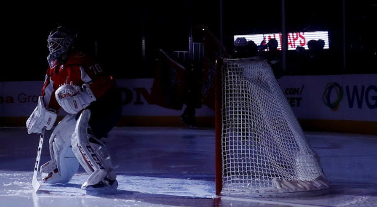Capitals goaltender Braden Holtby has stepped up his play. Capitals goaltender Braden Holtby has stepped up his play entering the Playoffs.