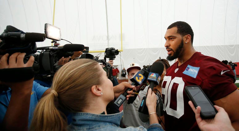 Montez Sweat of the Washington Redskins Montez_Sweat