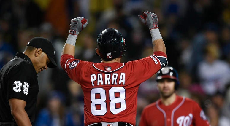 Gerardo Parra of the Washington Nationals gerardo_parra_nats