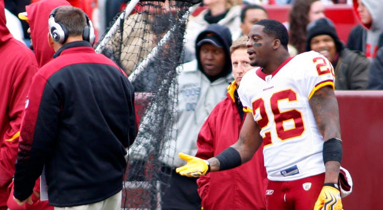 Clinton Portis and Jim Zorn of the Washington Redskins clinton_portis_jim_zorn_redskins