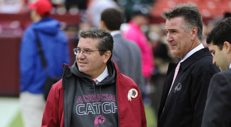 Redskins owner Daniel Snyder and president Bruce Allen. Bruce_Allen_Redskins
