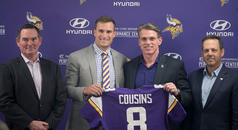 Kirk Cousins Introduced As Vikings QB Kirk_Cousins_Vikings