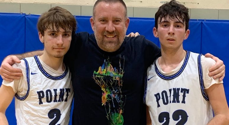 Proud Dad Jeremy Conn with his sons