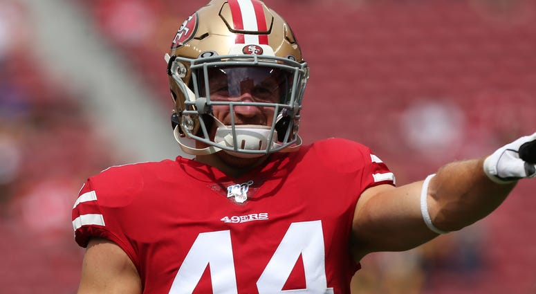 Former Ravens fullback Kyle Juszczyk plays for his first Super Bowl this Sunday as the 49ers take on the Chiefs