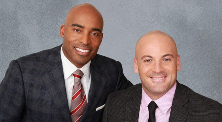 Tiki Barber and Brandon Tierney