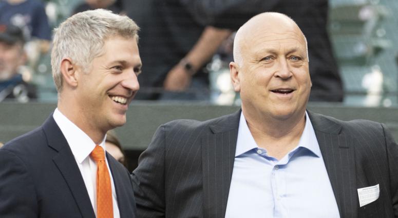 Mike Elias and Cal Ripken Mike Elias and Cal Ripken