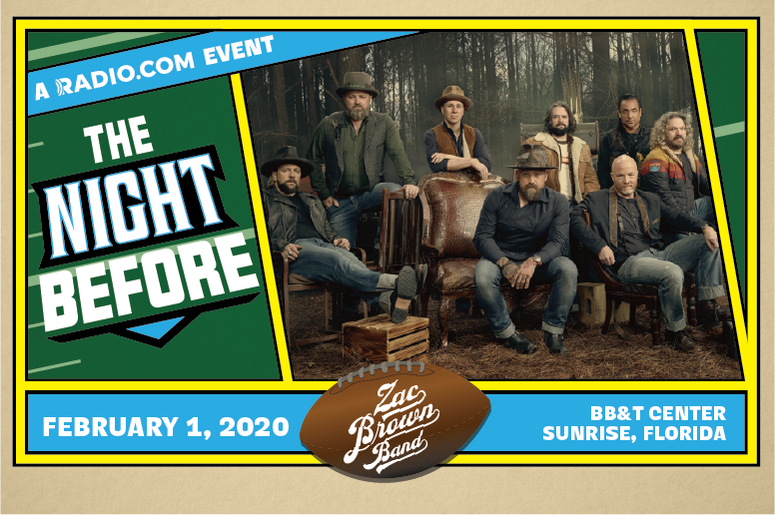 Zac Brown Band Coming To South Florida In "The NIght Before" Zac Brown Band Coming To South Florida In "The NIght Before"