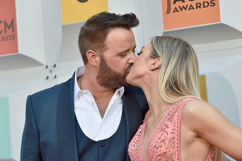 Singer Randy Houser (L) and Tatiana Starzynski attend the 51st Academy of Country Music Awards at MGM Grand Garden Arena on April 3, 2016 Singer Randy Houser (L) and Tatiana Starzynski attend the 51st Academy of Country Music Awards at MGM Grand Garden Arena on April 3, 2016
