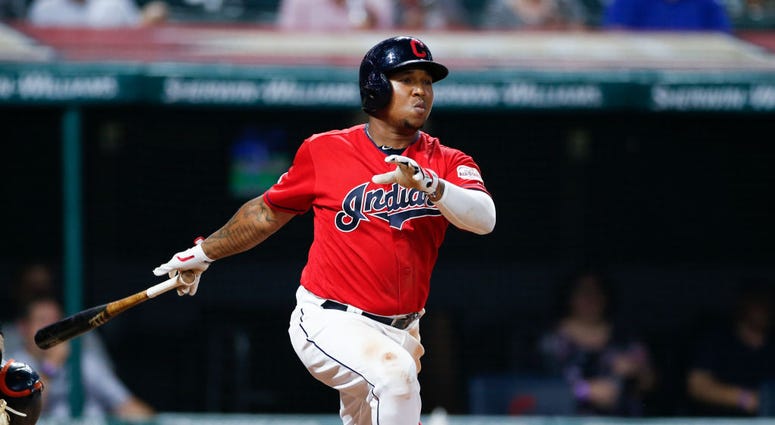 CLEVELAND, OH - JULY 15: Jose Ramirez #11 of the Cleveland Indians hits a two run double off Victor Alcantara #58 of the Detroit Tigers during the seventh inning at Progressive Field on July 15, 2019 in Cleveland, Ohio. (Photo by Ron Schwane/Getty Images) CLEVELAND, OH - JULY 15: Jose Ramirez #11 of the Cleveland Indians hits a two run double off Victor Alcantara #58 of the Detroit Tigers during the seventh inning at Progressive Field on July 15, 2019 in Cleveland, Ohio. (Photo by Ron Schwane/Getty Images)