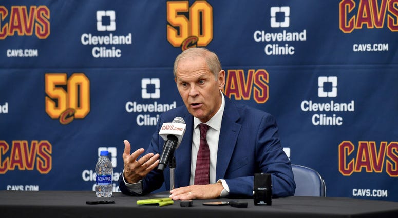 INDEPENDENCE, OHIO - SEPTEMBER 30: Head coach John Beilein of the Cleveland Cavaliers during Cleveland Cavaliers Media Day at Cleveland Clinic Courts on September 30, 2019 in Independence, Ohio. NOTE TO USER: User expressly acknowledges and agrees that, b INDEPENDENCE, OHIO - SEPTEMBER 30: Head coach John Beilein of the Cleveland Cavaliers during Cleveland Cavaliers Media Day at Cleveland Clinic Courts on September 30, 2019 in Independence, Ohio. NOTE TO USER: User expressly acknowledges and agrees that, b