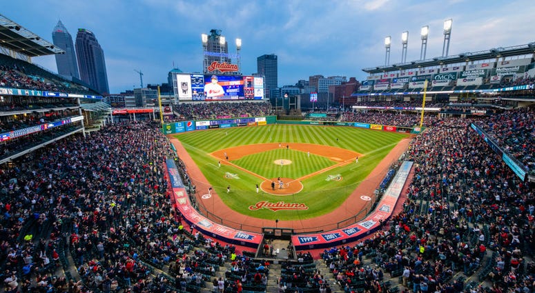 CLEVELAND, OH - APRIL 13: A general view of Progressive Field during the game between the Toronto Blue Jays and the Cleveland Indians on April 13, 2018 in Cleveland, Ohio. The Blue Jays defeated the Indians 8-4. (Photo by Jason Miller/Getty Images)
