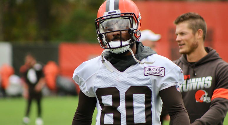 Browns receiver Jarvis Landry practices on Friday, Oct. 4, 2019