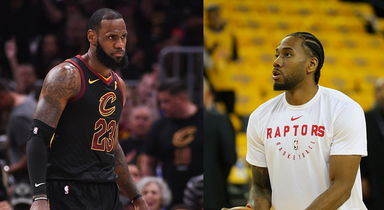 LeBron James and Kawhi Leonard