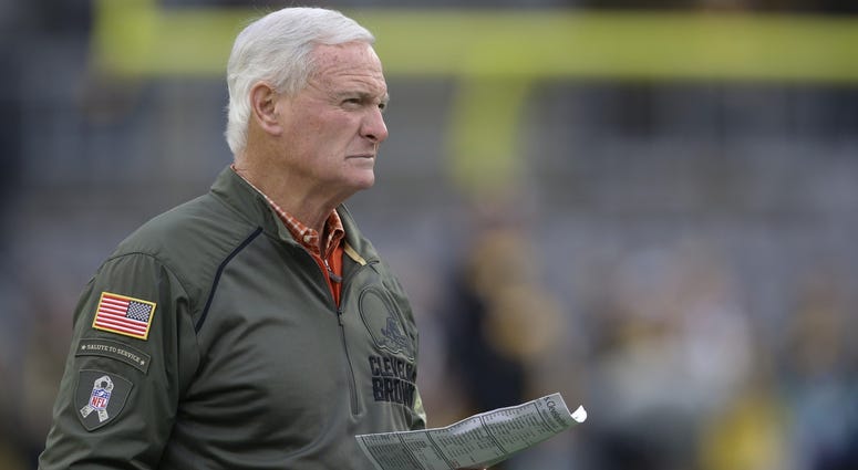 Dec 1, 2019; Pittsburgh, PA, USA; Cleveland Browns owner Jimmy Haslam Looks on before the Pittsburgh Steelers host the Browns at Heinz Field. Mandatory Credit: Charles LeClaire-USA TODAY Sports Dec 1, 2019; Pittsburgh, PA, USA; Cleveland Browns owner Jimmy Haslam Looks on before the Pittsburgh Steelers host the Browns at Heinz Field. Mandatory Credit: Charles LeClaire-USA TODAY Sports