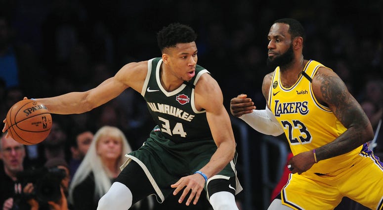 LeBron and Giannis