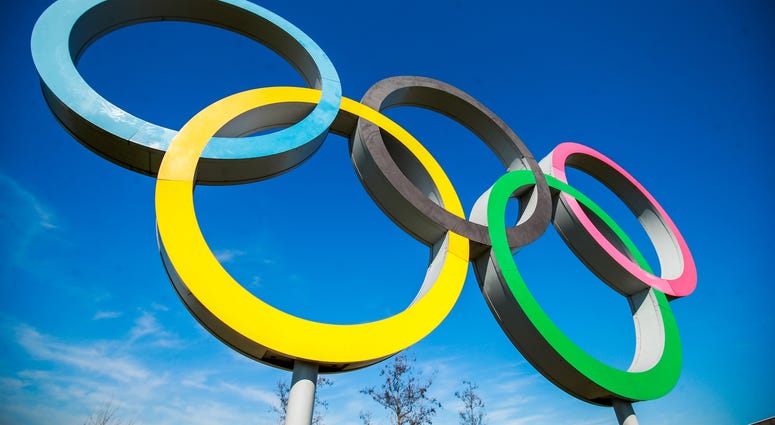 3/23/2020 - The Olympic Ring at the Queens Elizabeth Park, London. (Photo by PA Images/Sipa USA) 3/23/2020 - The Olympic Ring at the Queens Elizabeth Park, London. (Photo by PA Images/Sipa USA)