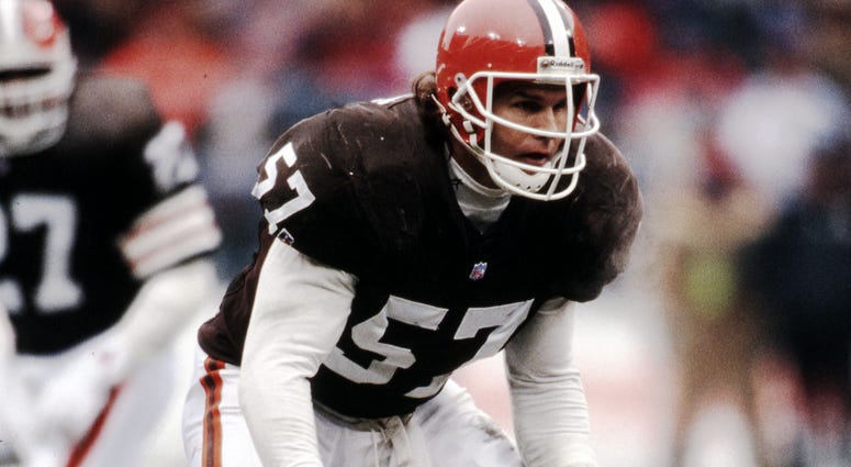 Dec 6, 1992; Cleveland, OH, USA; FILE PHOTO; Cleveland Browns inebacker Clay Matthews (57) in action against the Cincinnati Bengals at Cleveland Stadium.