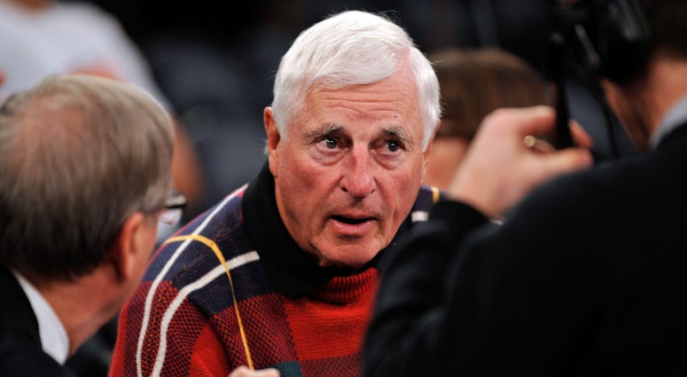 Former NCAA Men's Basketball coach Bobby Knight looks on before the Alabama Crimson Tide and Drexel Dragons NIT Season Tip-Off game at Madison Square Garden. Drexel won the game 85-83 in triple overtime. Former NCAA Men's Basketball coach Bobby Knight looks on before the Alabama Crimson Tide and Drexel Dragons NIT Season Tip-Off game at Madison Square Garden. Drexel won the game 85-83 in triple overtime.