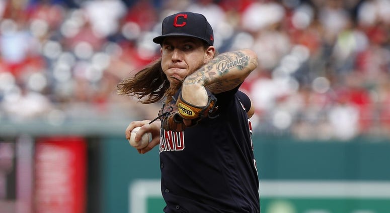 Indians starting pitcher Mike Clevinger