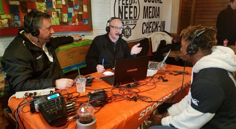 Browns CB Denzel Ward at Town Hall's Feed the Need event Browns CB Denzel Ward at Town Hall's Feed the Need event