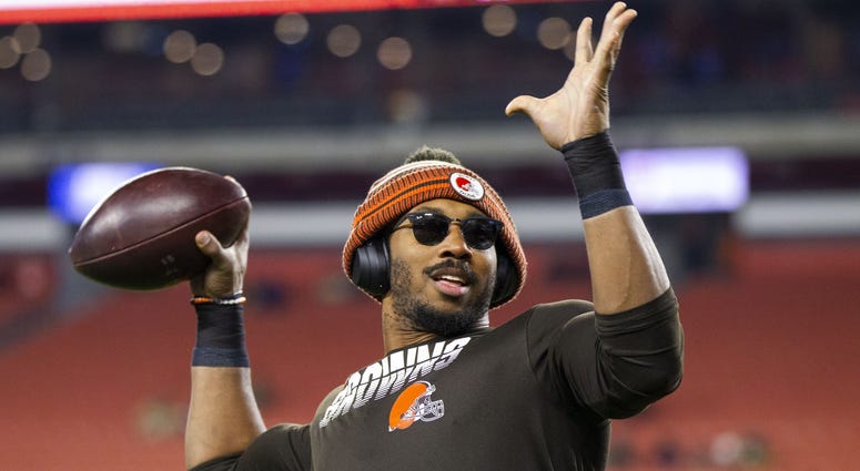 Browns defensive end Myles Garrett