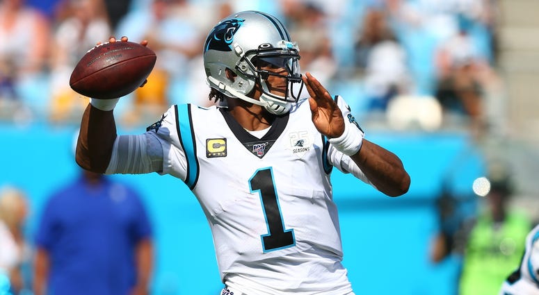 Patriots quarterback Cam Newton