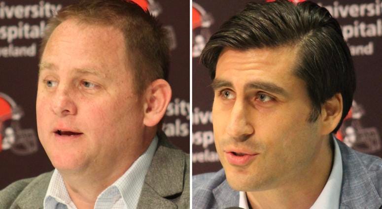 NFL Films VP/senior coordinating producer Ken Rodgers (L) and HBO Sports EVP Peter Nelson (R) discuss the Browns' appearance on Hard Knocks NFL Films VP/senior coordinating producer Ken Rodgers (L) and HBO Sports EVP Peter Nelson (R) discuss the Browns' appearance on Hard Knocks