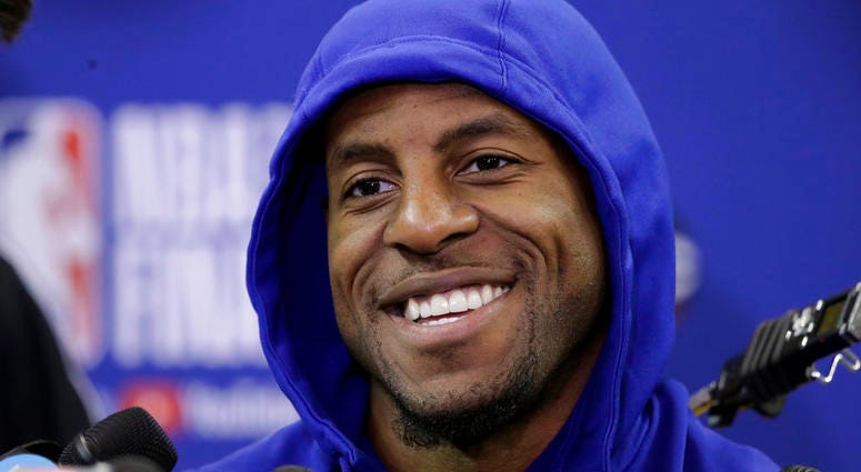 The Warriors expect Iguodala to play in Game 3 of the NBA Finals, Wednesday night, June 6, 2018. Iguodala has been dealing with a bone bruise around his left knee. He has not played since Game 3 of the Western Conference finals against Houston. The Warriors expect Iguodala to play in Game 3 of the NBA Finals, Wednesday night, June 6, 2018. Iguodala has been dealing with a bone bruise around his left knee. He has not played since Game 3 of the Western Conference finals against Houston.